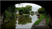 SO9465 : Worcester and Birmingham Canal at Astwood, Worcestershire by Roger  D Kidd
