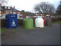 Recycling bins, Queensgate, Bridlington