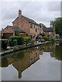 Canalside housing at Stoke Works, Worcestershire