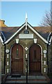 Double entrance with gable, Forster Cottages, Philip Lane, South Tottenham