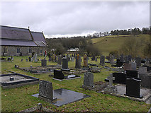 SN4140 : Graveyard, Church of St. Tysul by Nigel Brown