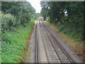 TQ1563 : Railway lines looking south, Claygate by David Howard