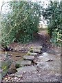 Stepping stones and ford in the Moss Valley