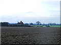 Park Farm, North Lopham over ploughed fields