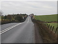 Approaching Carstairs Village from the West