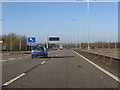 M54 Motorway at junction 1, westbound