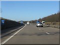 M54 Motorway approaching junction 3, westbound