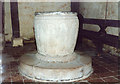 St Michael, Upton Cressett - Font