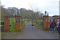 Gated Entrance to Burley Hill House