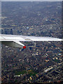 Shoreditch and the Thames from the air