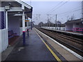 Platform to Hertford, Grange Park station