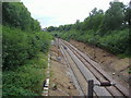 Railway lines south of Stamford Hill station