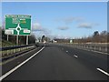 A5 approaching Wolfshead roundabout