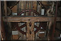 TM0080 : Garboldisham Post Mill - Great Spur Wheel by Ashley Dace
