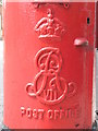 Edward VII postbox, Lee High Road / Weardale Road, SE13 - royal cipher