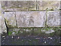 Bench mark outside #10 Royal Avenue