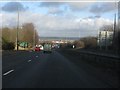 A494 descending from Ewloe