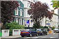 TQ2581 : Houses along south side of Westbourne Park Villas, W2 by John Copleston