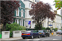 TQ2581 : Houses along south side of Westbourne Park Villas, W2 by John Copleston