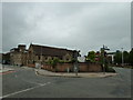 Looking back towards the Catholic Church