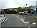 Traffic lights at the junction of Springfield Road and Albion Way