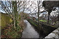 The view upstream from Wrafton Bridge on Knowl Water