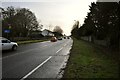 The A361 passing over Heanton Bridge on Knowl Water