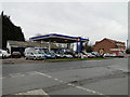 Gulf petrol station and garage near Highpoint Prison