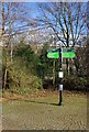 Lea Valley Walk/Capital Ring waymarker, Old Ford Lock