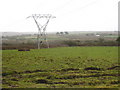 Pylon in a field