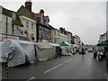 Lymington, street market