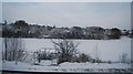 Snowy landscape by the West Coast Main Line