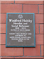 TA0339 : Commemorative plaque to Winifred Holtby by John S Turner