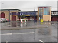 The front of the Nautilus Centre viewed from the harbour-side car park