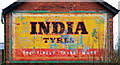 "India" tyres, advertisement, Belfast