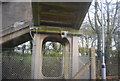 Underneath the footbridge, Harrietsham Station