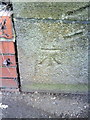 Benchmark on River Don road bridge, Penistone Road