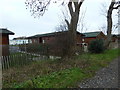 Mobile homes as seen from the lakes footpath