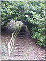 TM3865 : Footpath Steps to the A12 Saxmundham Bypass by Geographer