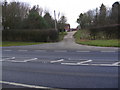 TM3865 : Footpath to Kelsale Road & A12 Main Road & entrance to Hall Farm by Geographer