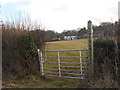 Footpath to Upper Hayton in winter