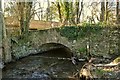 A bridge on Knowl Water near Heanton Mill as seen from upstream