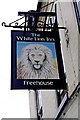 The White Lion Inn (2) - sign, 3 West Castle Street