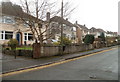 Northern end of residential Ely Valley Road, Talbot Green