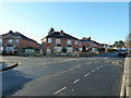 Looking back from Violet Road to the junction with Begonia Road