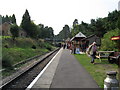 Platform view south at Groombridge Station