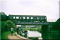 Railway over canal, Fenny Stratford, 1968