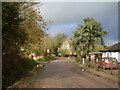 Looking towards the church