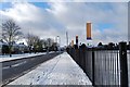 SU5802 : Bridgemary under snow - Brewers Lane (5) by Barry Shimmon