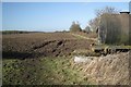 View past a tank above Glebe Farm